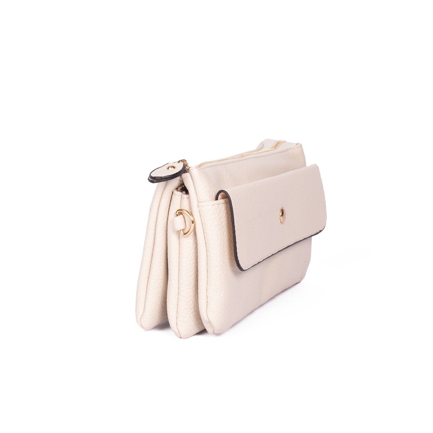Cream multi-pocket bag