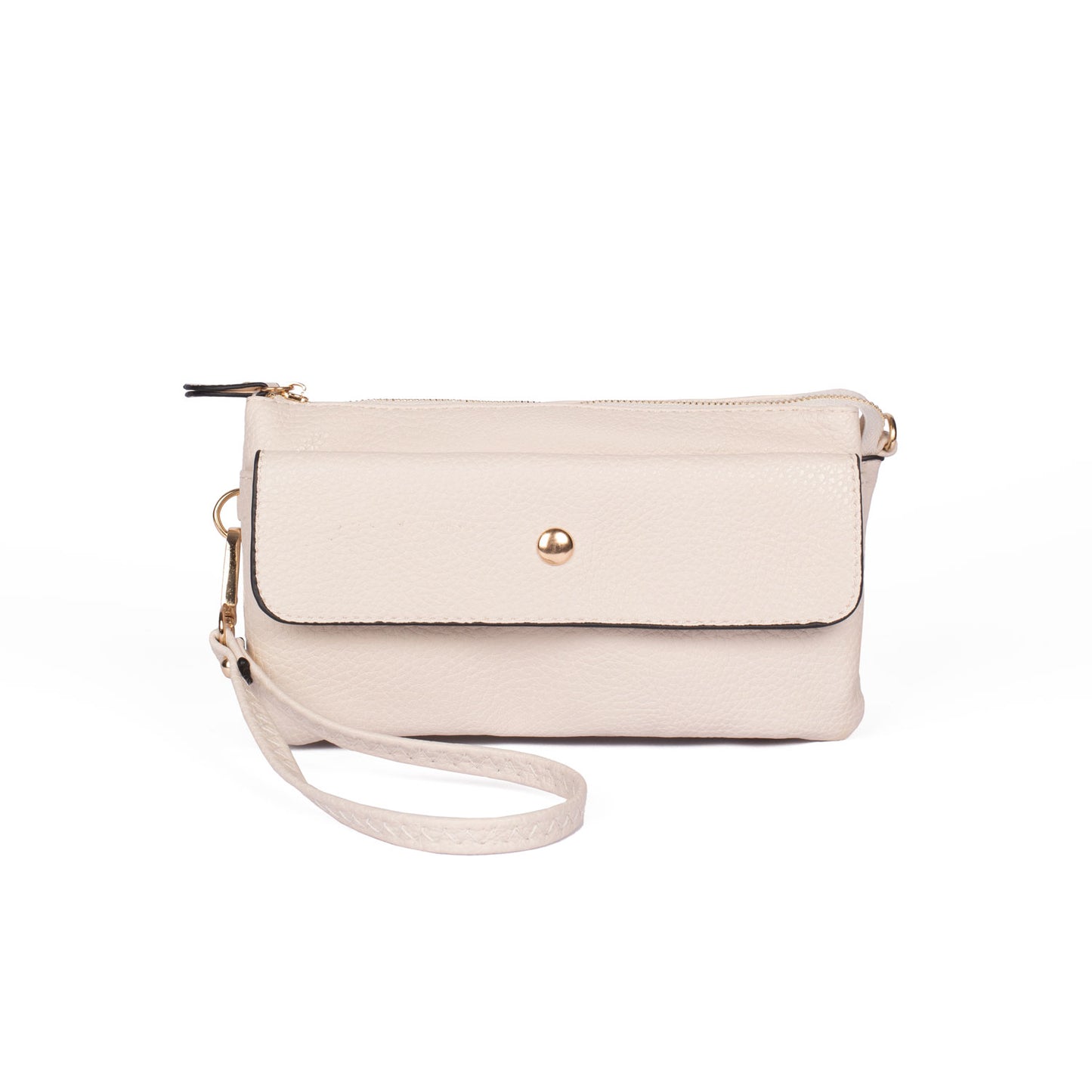 Cream multi-pocket bag