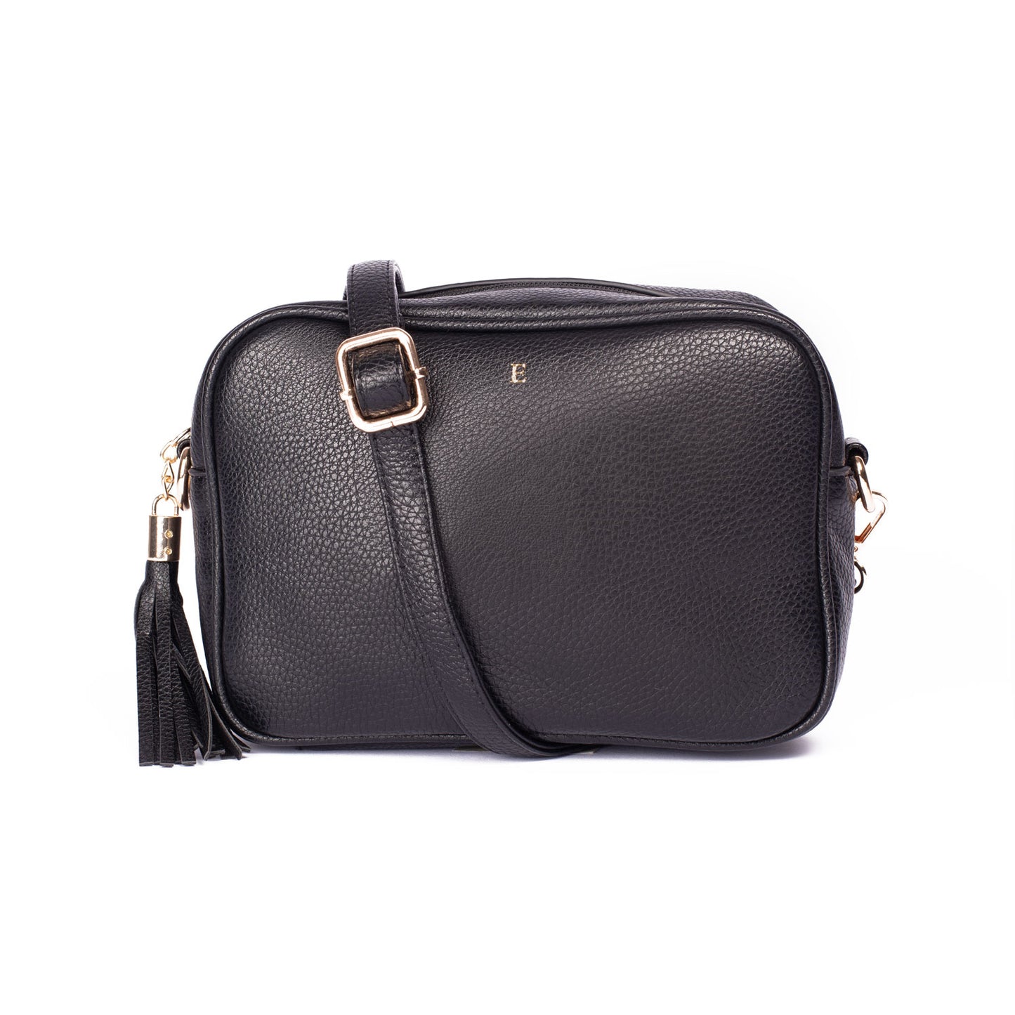 Black Crossbody with zipped pocket