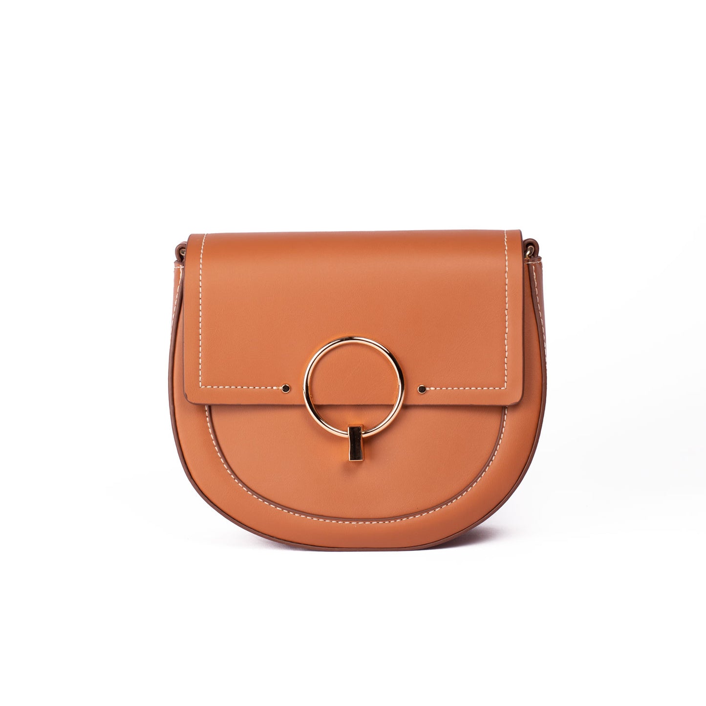 Tan Saddle Bag