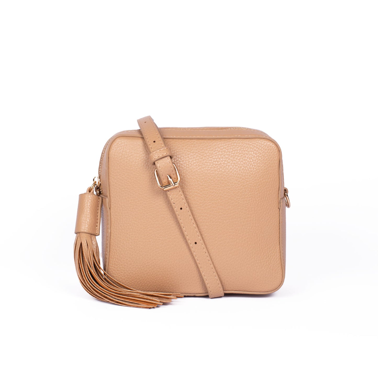 Taupe Box Cross Body Bag