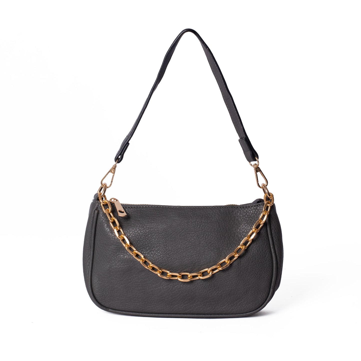 NEW! Grey Chain Shoulder Bag