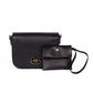 Black Lock Bag with purse