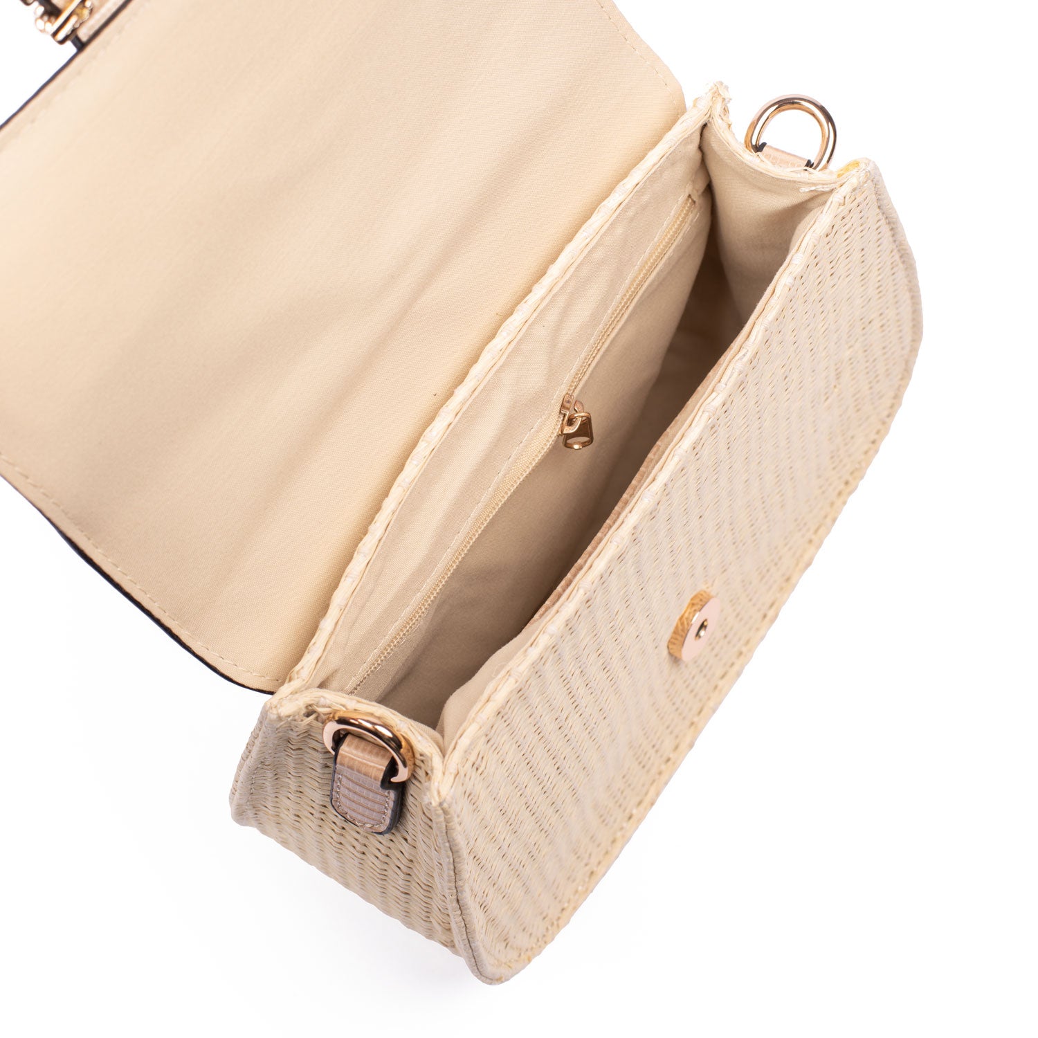 Basket weave crossbody bag sale