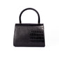 Black Top Handle Bag