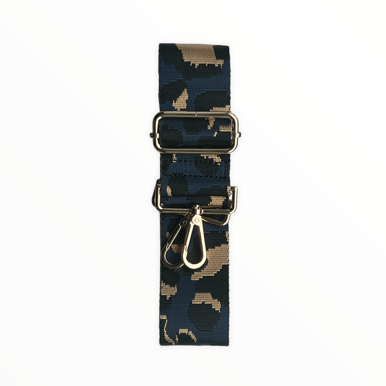 Dark Blue Leopard Bag Strap - 4 LEFT