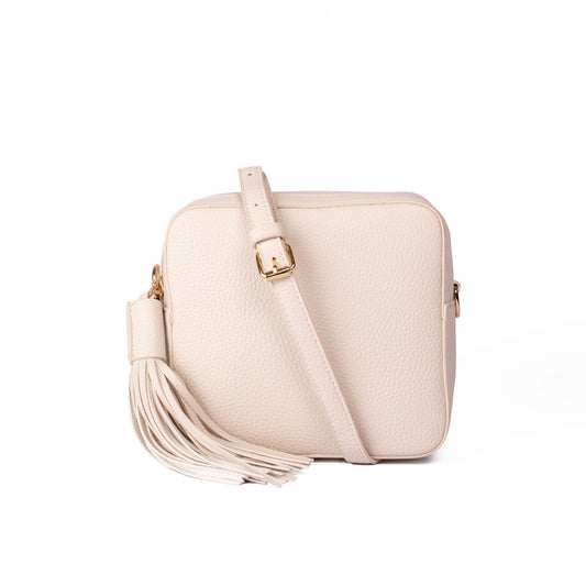 Cream Box Cross Body Bag