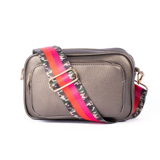 Metallic Grey Crossbody - 1 LEFT!