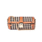 Houndstooth cylinder bag