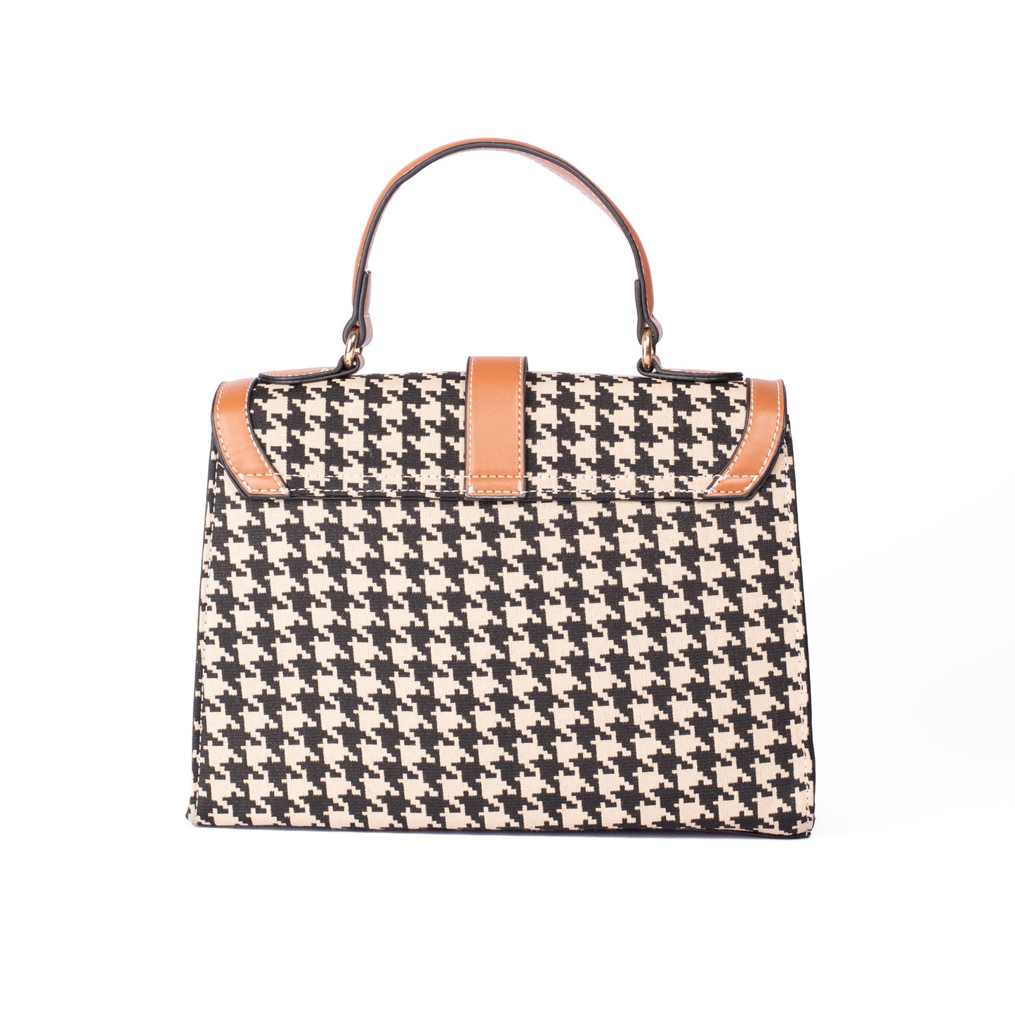 Houndstooth top handle bag - 2 LEFT!