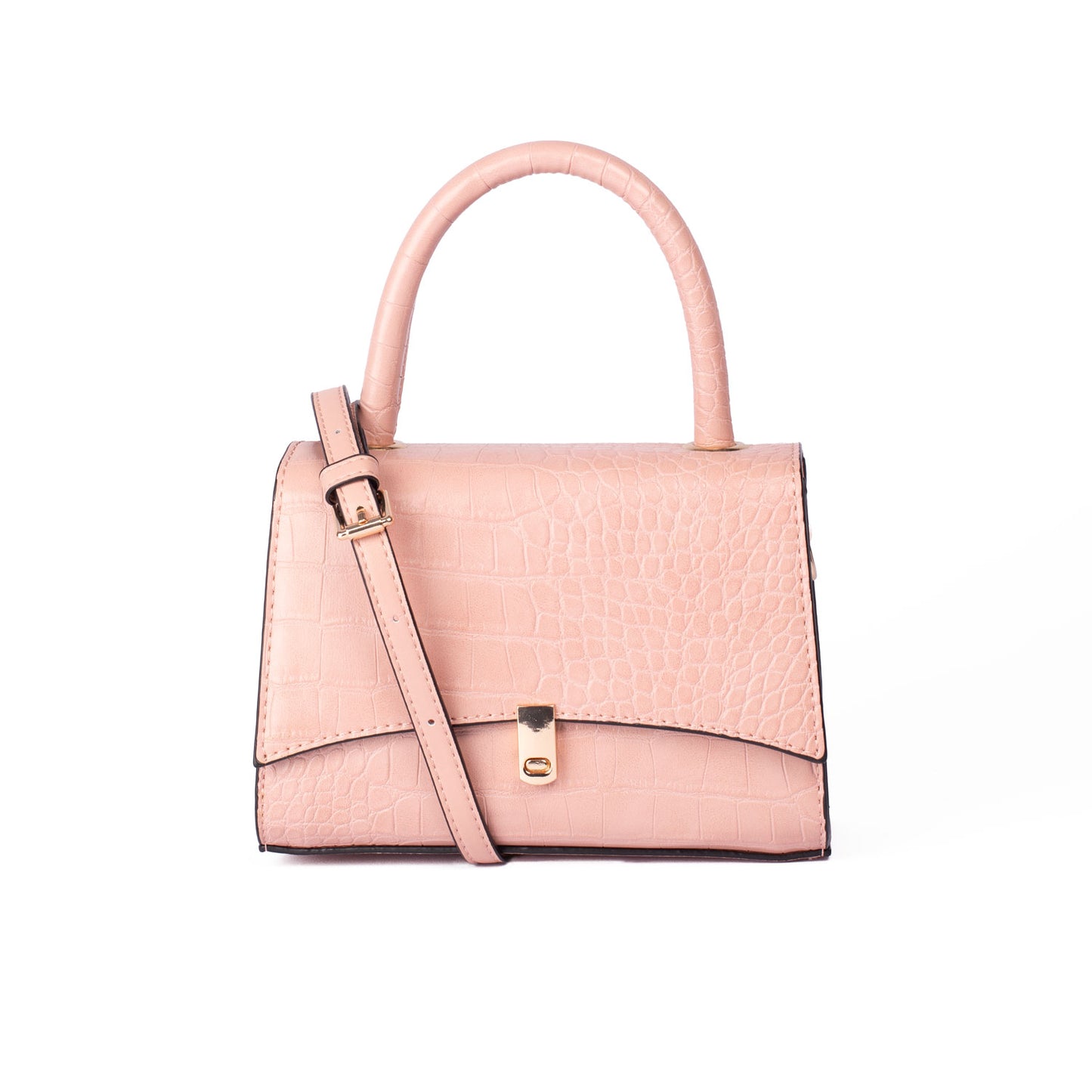 Pink Top Handle Bag